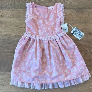 NWT Rose Design Dress by Mila and Emma Size 3T